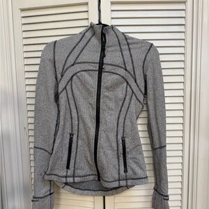 Lululemon Athletica define Women's Gray herringbone jacket